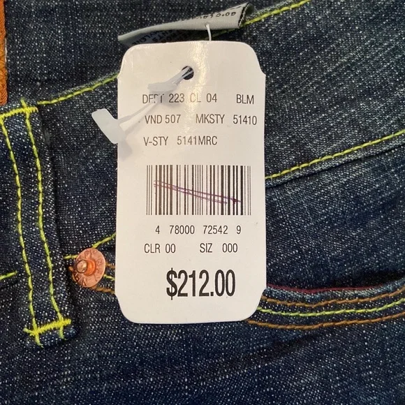 Notify Anemone Straight Leg, Mid Rise, Made in Italy, 28x35, NWT, $212 MSRP - Picture 13 of 14